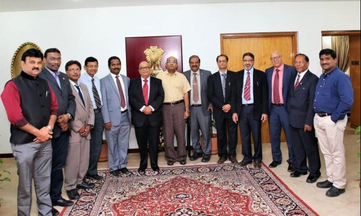 IEI Kuwait Chapters Ex-Com meeting with Indian Ambassador H.E. Shri Sunil Jain
